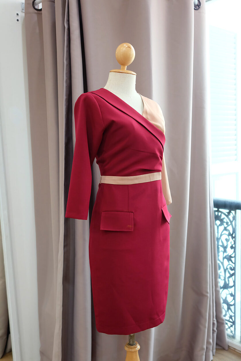 ชุดพนักงานคลินิก ยูนิฟอร์ม ชุดพนักงานต้อนรับ - Image 3