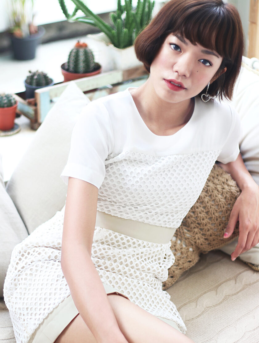 Flemming dress-white
