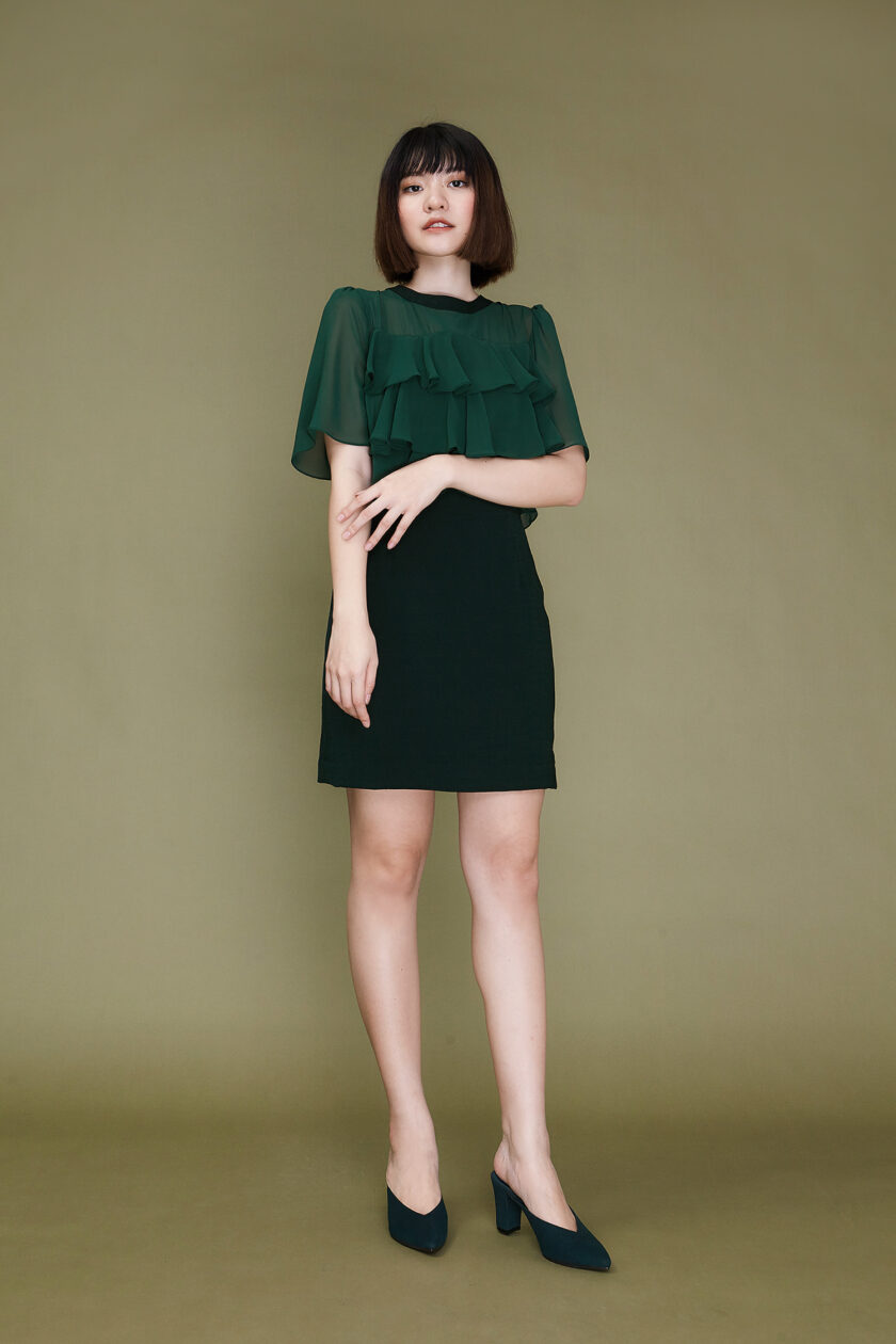 Venice dress-deep green - Image 4