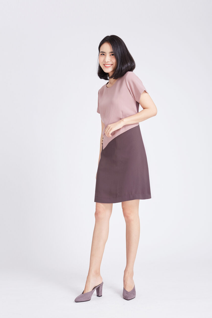 Tammy dress-rosy brown - Image 3