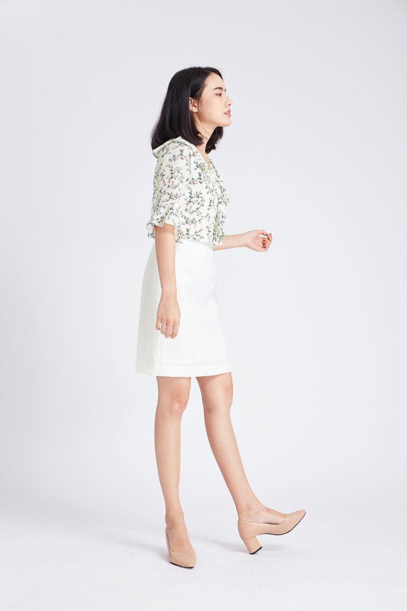 Olyn dress-white - Image 4
