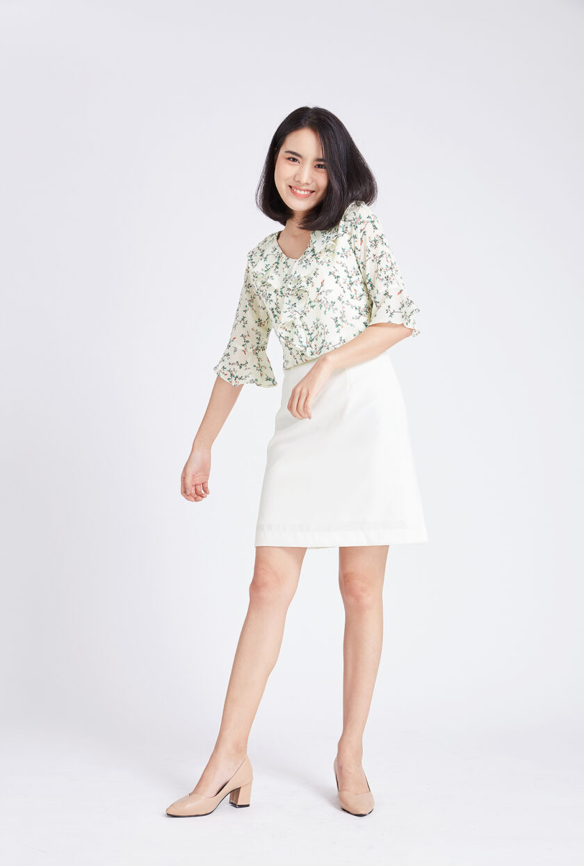 Olyn dress-white - Image 2