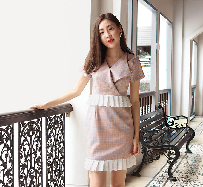 Lyvia dress-brown