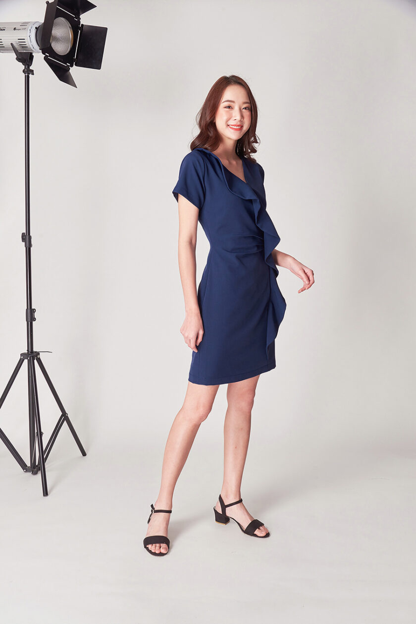 Doris dress-cobalt blue - Image 4