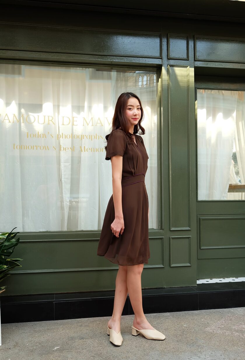 Maple dress-brown - Image 3