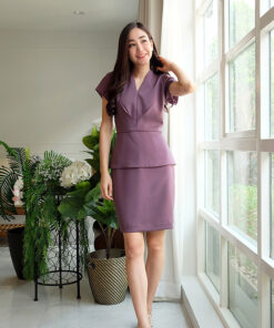 Chloe dress-violet