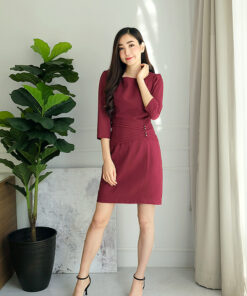 Yuna dress-ruby