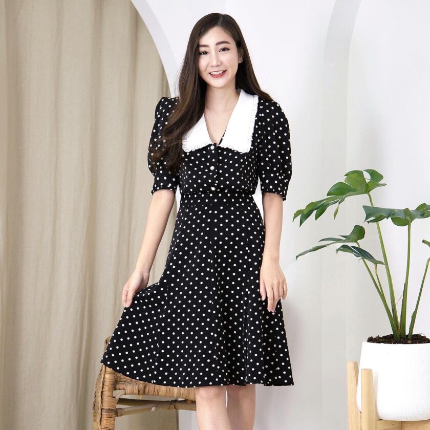 Fairy dot blouse-black - Image 2