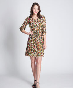 Maple dress-olive