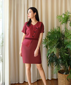Harper dress-mahogany