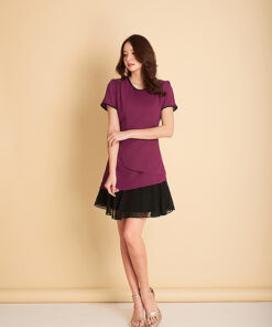 Celine dress-magenta