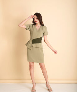Boston dress-light olive