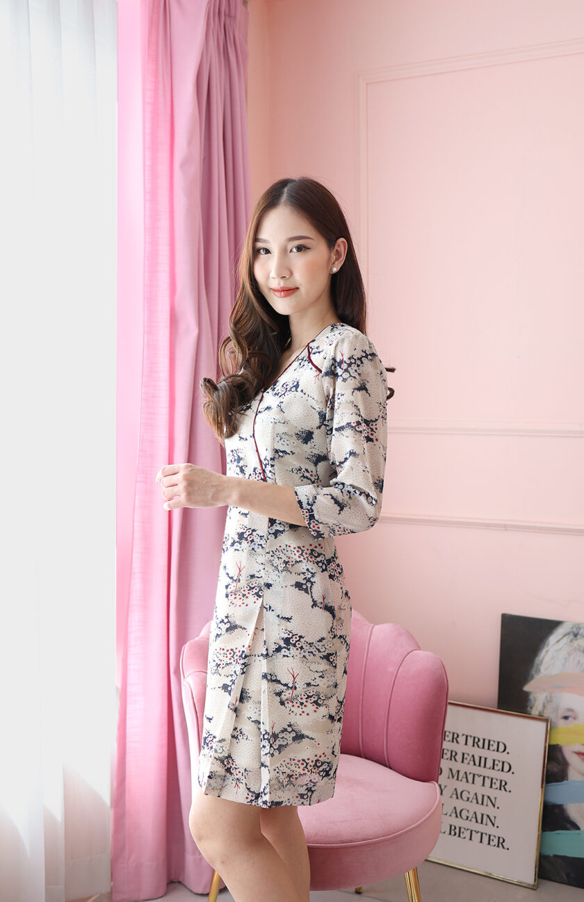 Vivian dress-cream - Image 4