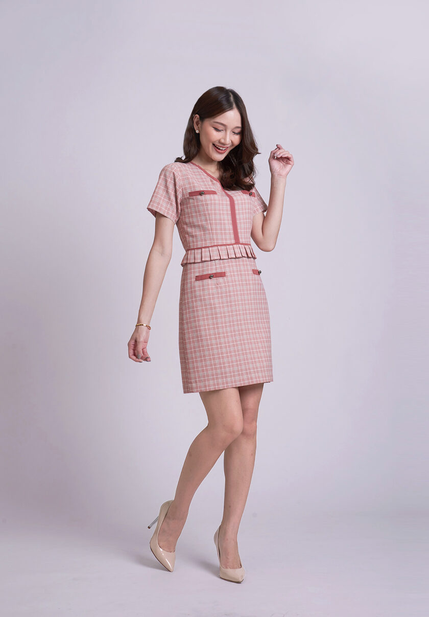 Lalyn dress-brick