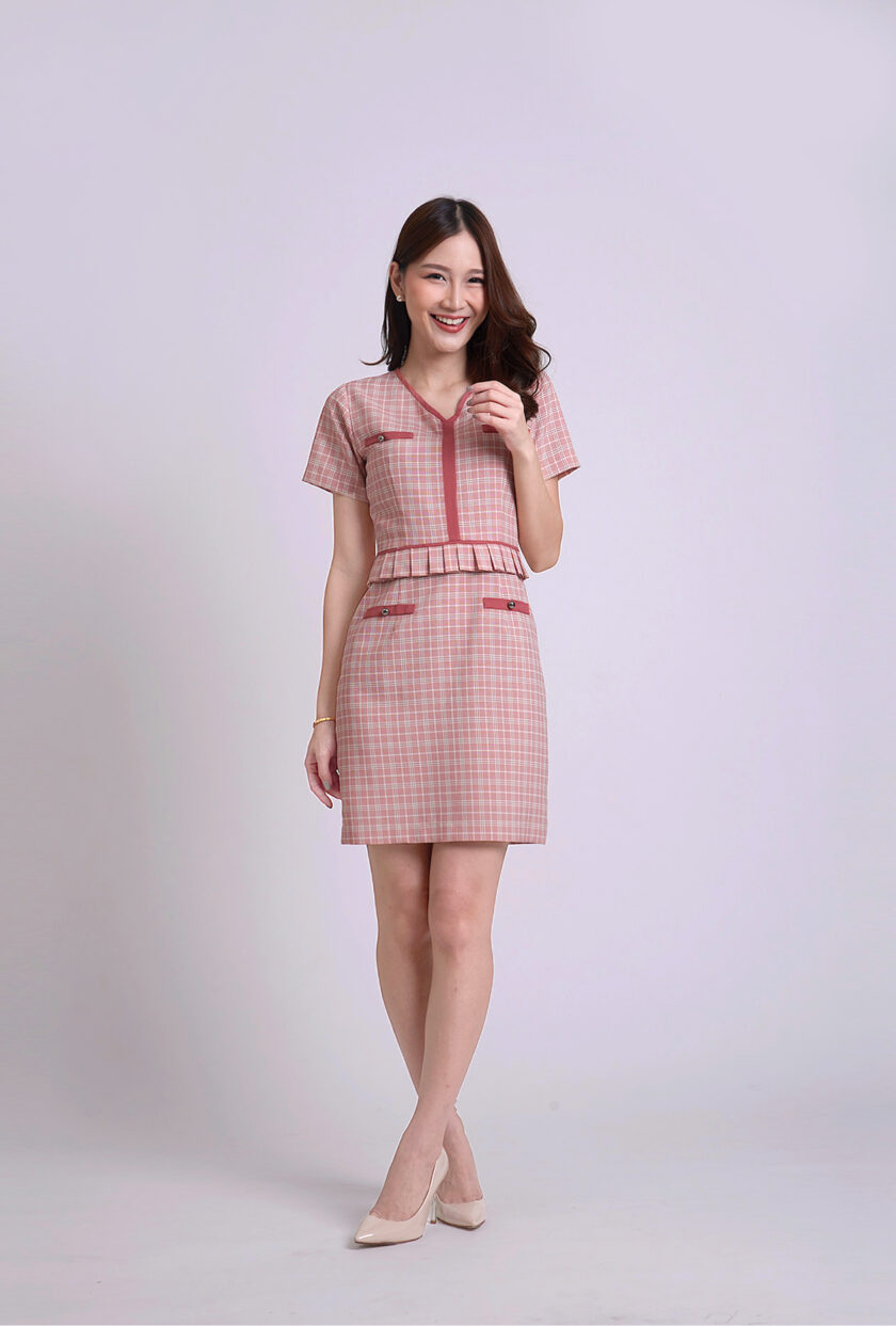 Lalyn dress-brick - Image 2