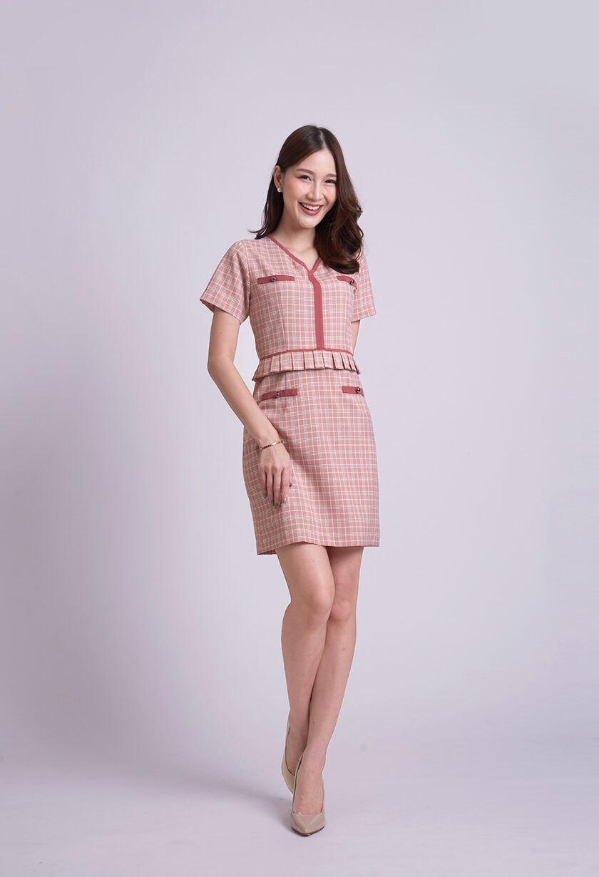 Lalyn dress-brick - Image 5