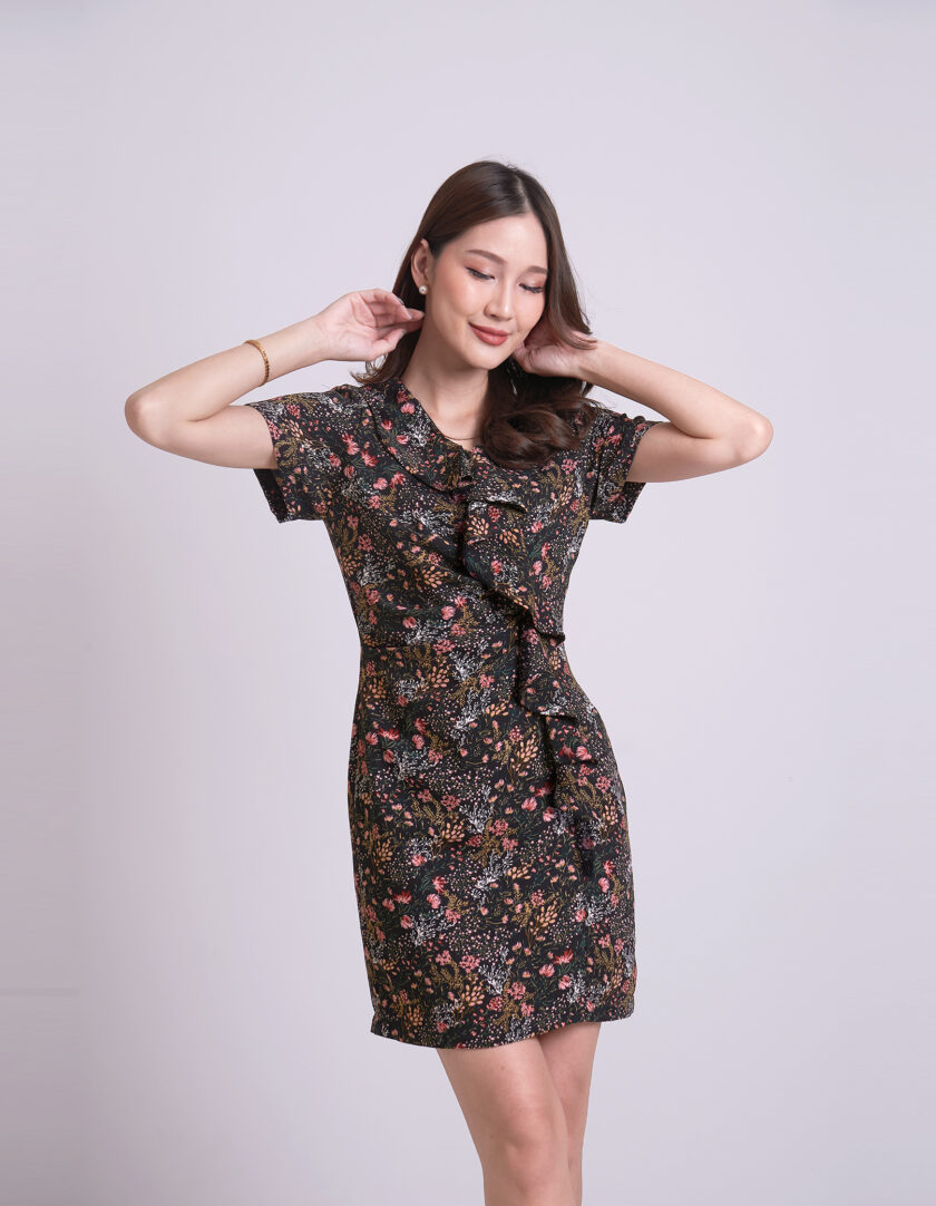 Gina dress-black - Image 4