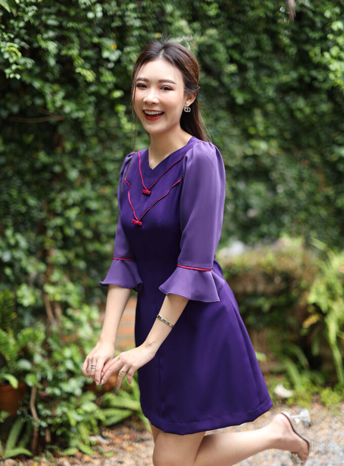 Alyn dress-purple