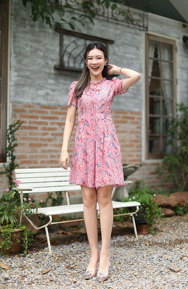 Audrey dress-pink