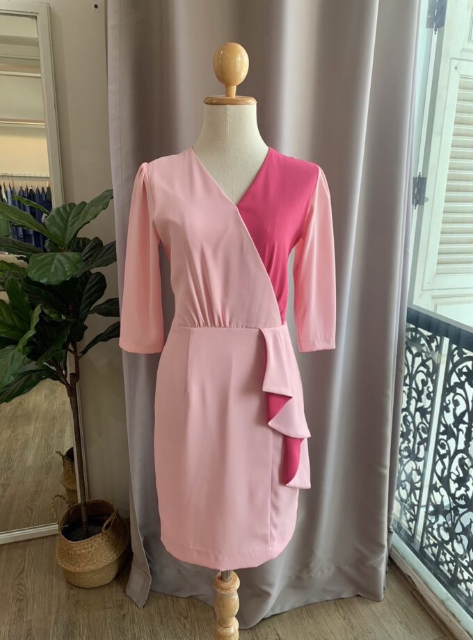 ชุดทำงานยูนิฟอร์ม อัดกาว แมตช์สี