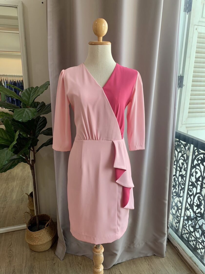 ชุดทำงานยูนิฟอร์ม อัดกาว แมตช์สี