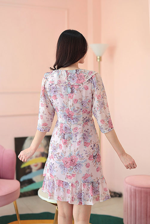 Sakura dress-lilac - Image 3