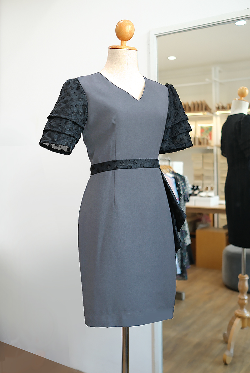 Nadia dress-grey - Image 3