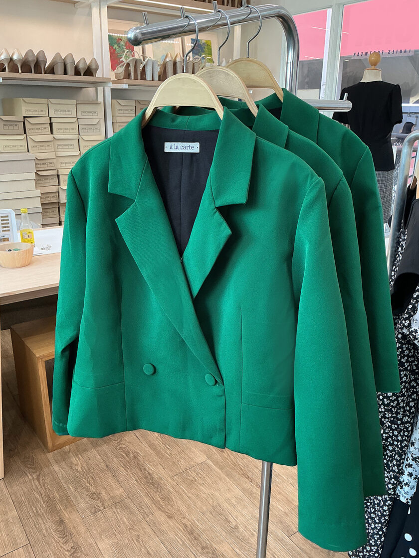Jacket suit set - green - Image 2